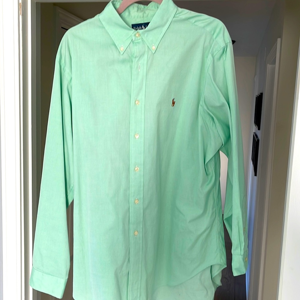 Ralph Lauren Green Dress Shirt - L